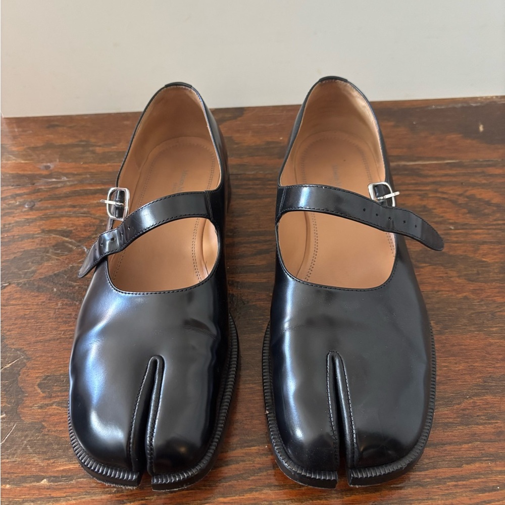 Maison Martin Margiela Black Mary Jane Tabi Shoes - Picture 6 of 6